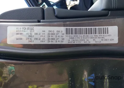 2020 Jeep Grand Cherokee Altitude 4X4 из США, поврежденный, VIN 1C4RJFAG1LC237070